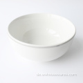 Porzellan-Nudelschale weiße Gerichte Keramik-Restaurantteller